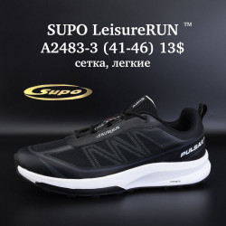 Мужские кроссовки SUPO LeisureRUN™ сетка, лёгкие A2483-3 SU