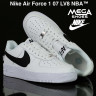 Кроссовки Nike Air Force 1 07 LV8 NBA™ лицензия, натуральная кожа B60-1 ZS купити оптом на 7 км в Одесі​