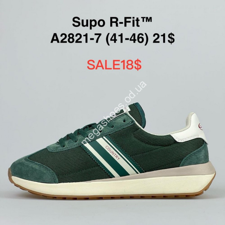Мужские кроссовки Supo R-Fit A2821-7 SU купити оптом на 7 км в Одесі​