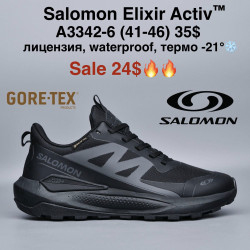 Мужские кроссовки Salomon Elixir Activ™ лицензия, waterproof, термо -21° A3342-6 MG