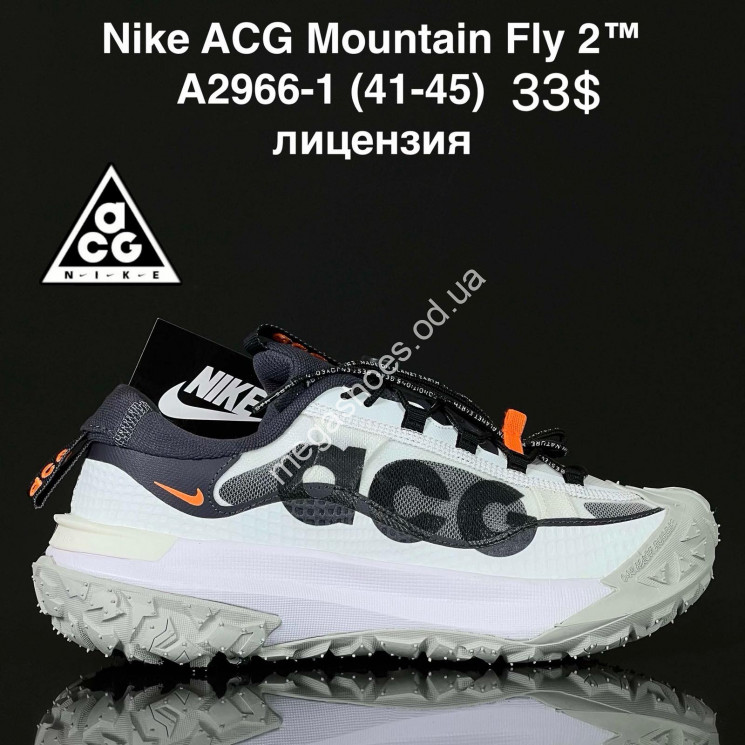 Мужские кроссовки Nike ACG Mountain Fly 2™ лицензия A2966-1 ZS купить оптом в Одессе