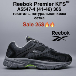 Мужские кроссовки Reebok Premier KFS™ текстиль, натуральная кожа, сетка A5547-4 MG