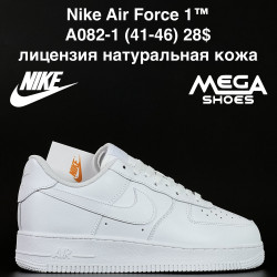 Мужские кроссовки Nike Air Force 1™ лицензия, натуральная кожа A082-1 NA