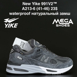 Мужские кроссовки New Yike 991V2™ waterproof натуральный замш A213-6 AN