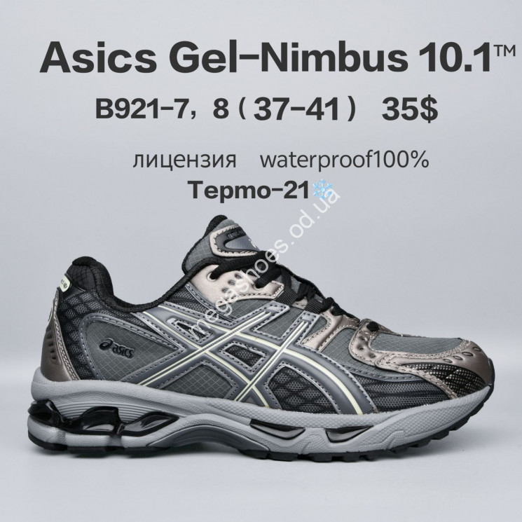Кроссовки Asics Gel-Nimbus 10.1™ лицензия, waterproof, термо -21° B921-7 FU купить оптом в Одессе