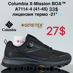 Мужские кроссовки Columbia X-Mission BOA™ лицензия, термо -21° A7114-4 ZS