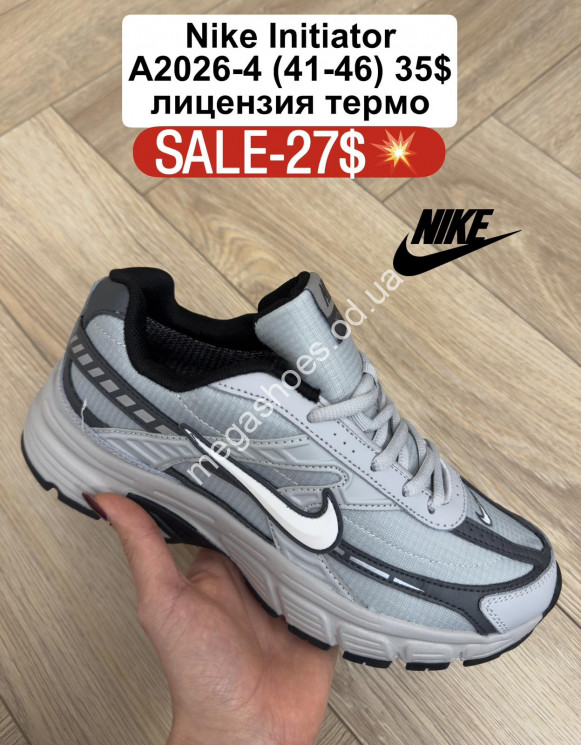 Мужские кроссовки Nike Initiaro лицензия, термо A2026-4 FL купить оптом в Одессе