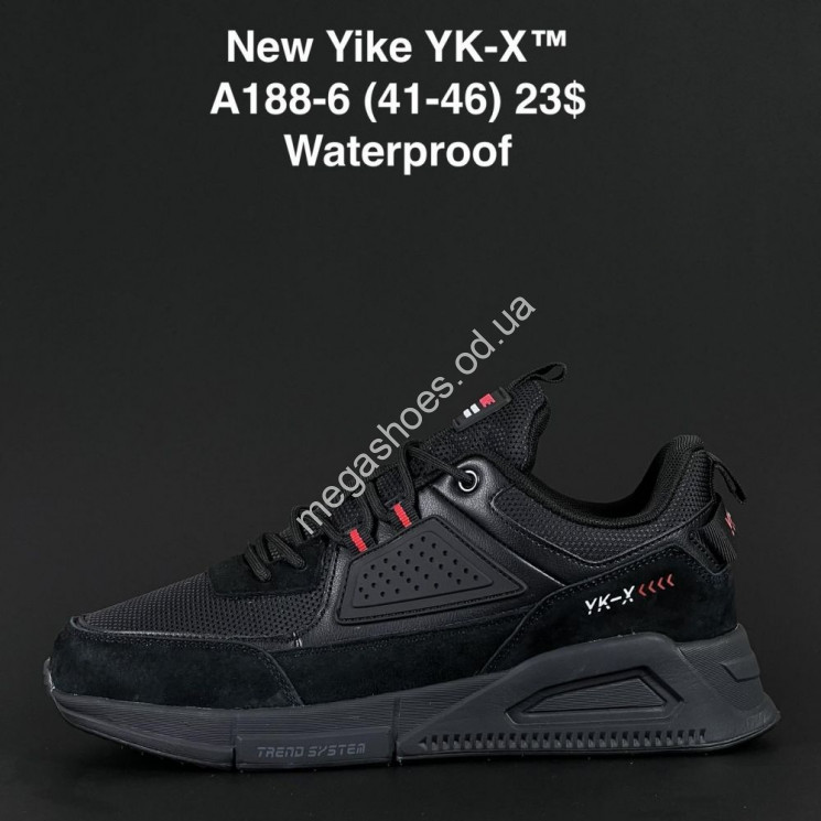Мужские кроссовки New Yike YK-X A188-6 AN купити оптом на 7 км в Одесі​