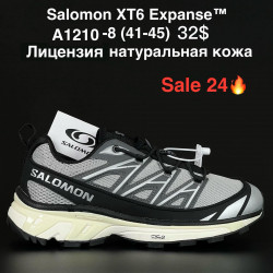 Мужские кроссовки Salomon XT6 Expance™ лицензия, натуральная кожа A1210-8 FL