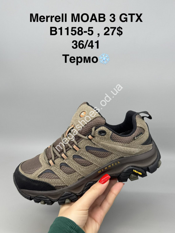 Кроссовки Merrell Moab 3 GTX термо B1158-5 SP купить оптом в Одессе