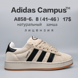 Мужские кроссовки Adidas Campus™ натуральная замша, лицензия A858-6 FU