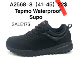 Мужские кроссовки Supo термо Waterproof A2568-8 SU