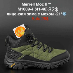Мужские кроссовки Merrell Moc ll™ лицензия зима с мехом -21° M1009-4 KL