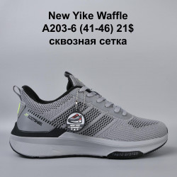 Мужские кроссовки New Yike Waffle сквозная сетка A203-6 KL