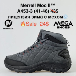 Мужские ботинки Merrell Moc II™ лицензия зима с мехом A453-3 FL
