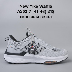 Мужские кроссовки New Yike Waffle сквозная сетка A203-7 KL