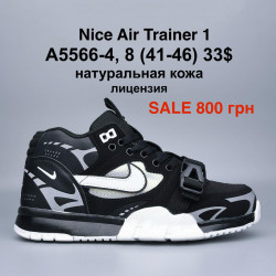Мужские кроссовки Nike Air Trainer 1 натуральная кожа, лицензия A5566-4 PT