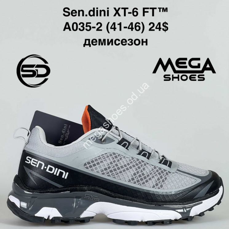 Мужские кроссовки Sen.dini XT-6 FT™ демисезон A035-2 BH купити оптом на 7 км в Одесі​